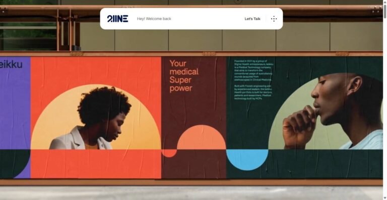 2 Line website homepage